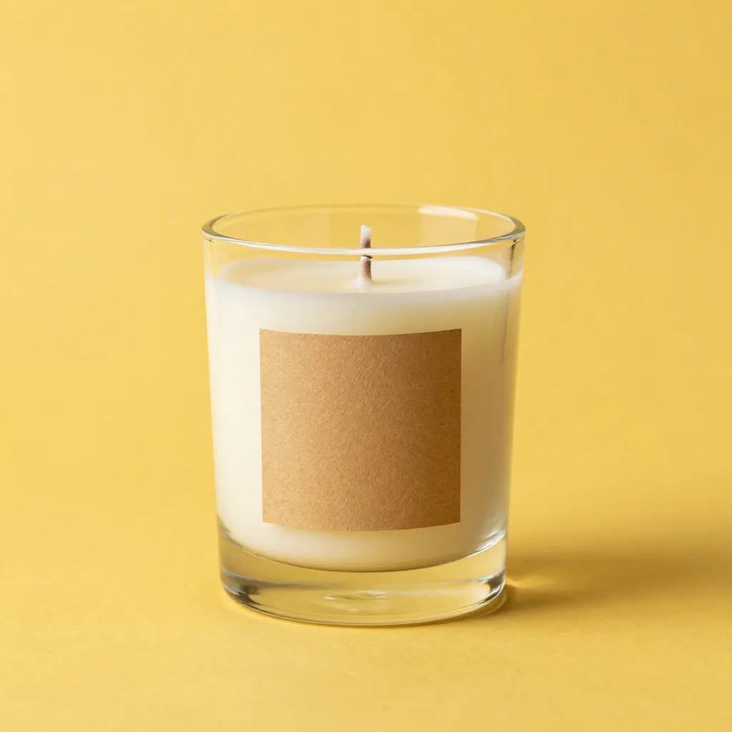 Vanilla scented candle